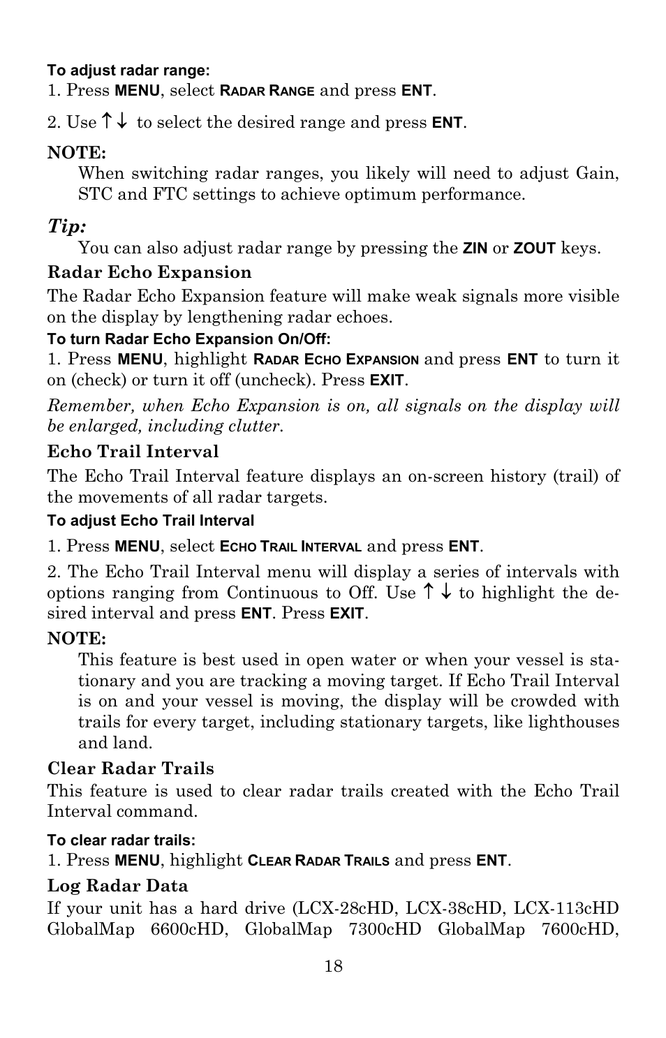 Lowrance electronic LRA-2400 User Manual | Page 24 / 48