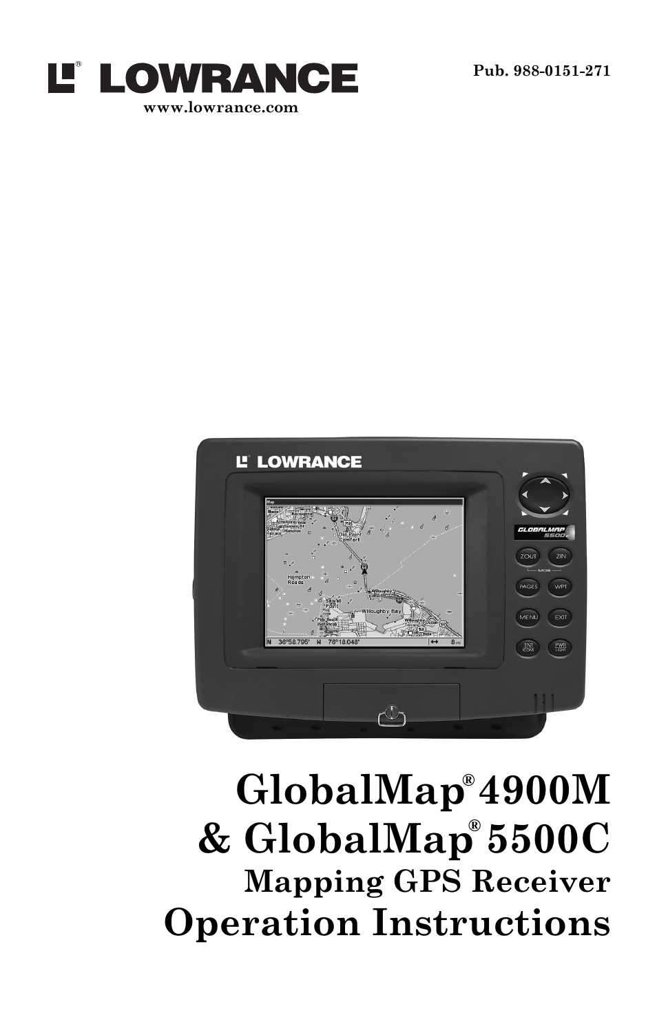 Lowrance electronic 5500C User Manual | 136 pages