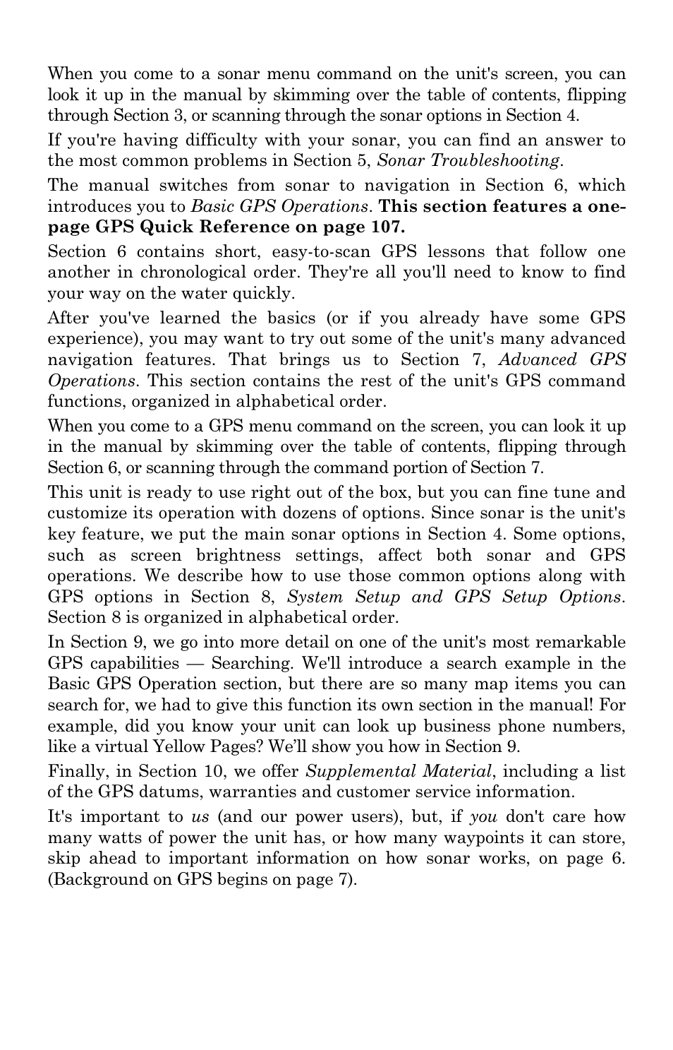 Lowrance electronic LCX-111C User Manual | Page 10 / 208