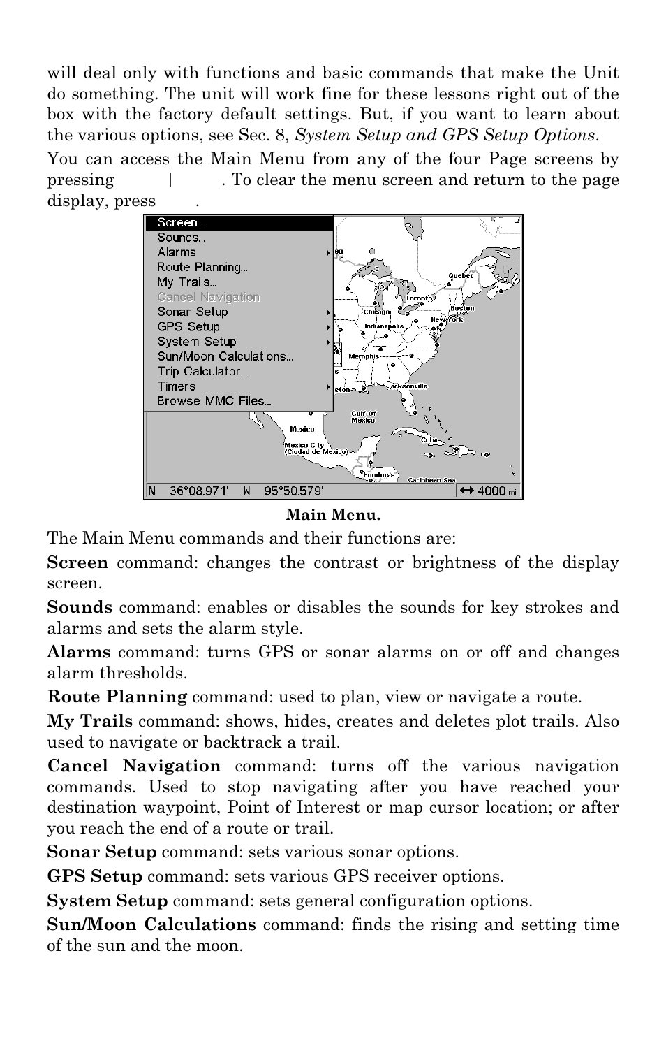 Lowrance electronic LCX-111C User Manual | Page 105 / 208