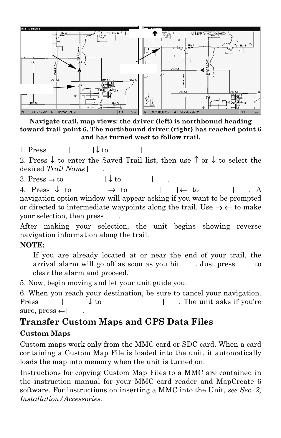 Transfer custom maps and gps data files | Lowrance electronic LCX-111C User Manual | Page 131 / 208
