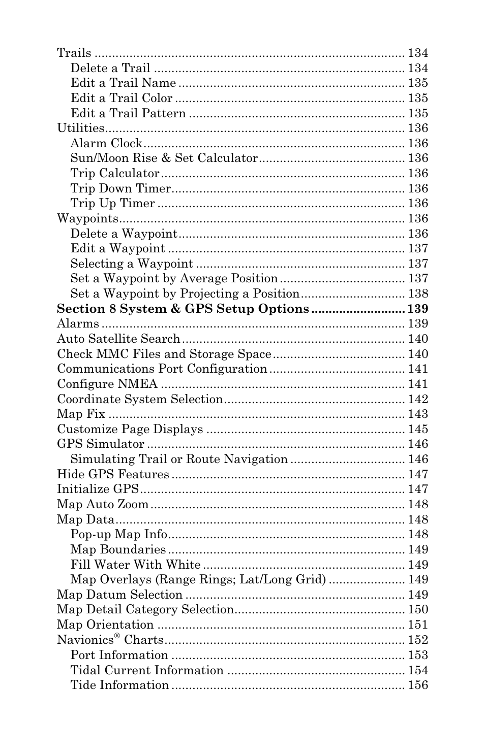 Lowrance electronic LCX-111C User Manual | Page 6 / 208