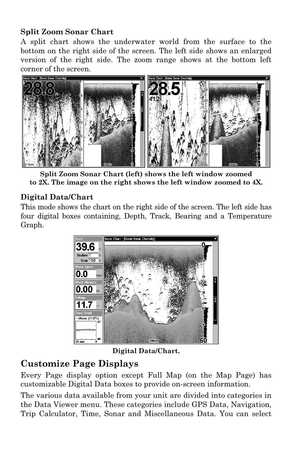 Customize page displays | Lowrance electronic LCX-111C User Manual | Page 90 / 208