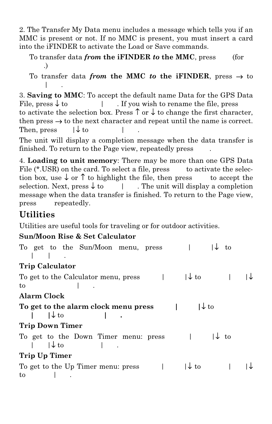 Utilities | Lowrance electronic Lowrance iFINDER H2O C User Manual | Page 68 / 132