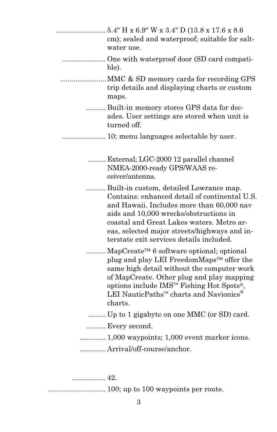 Lowrance electronic Lowrance GlobalMap 3500C User Manual | Page 9 / 136