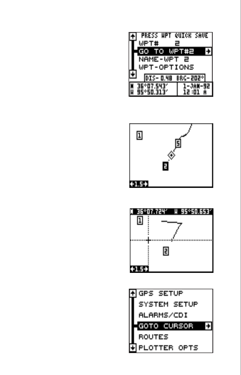 Navigation | Lowrance electronic 310 User Manual | Page 39 / 65