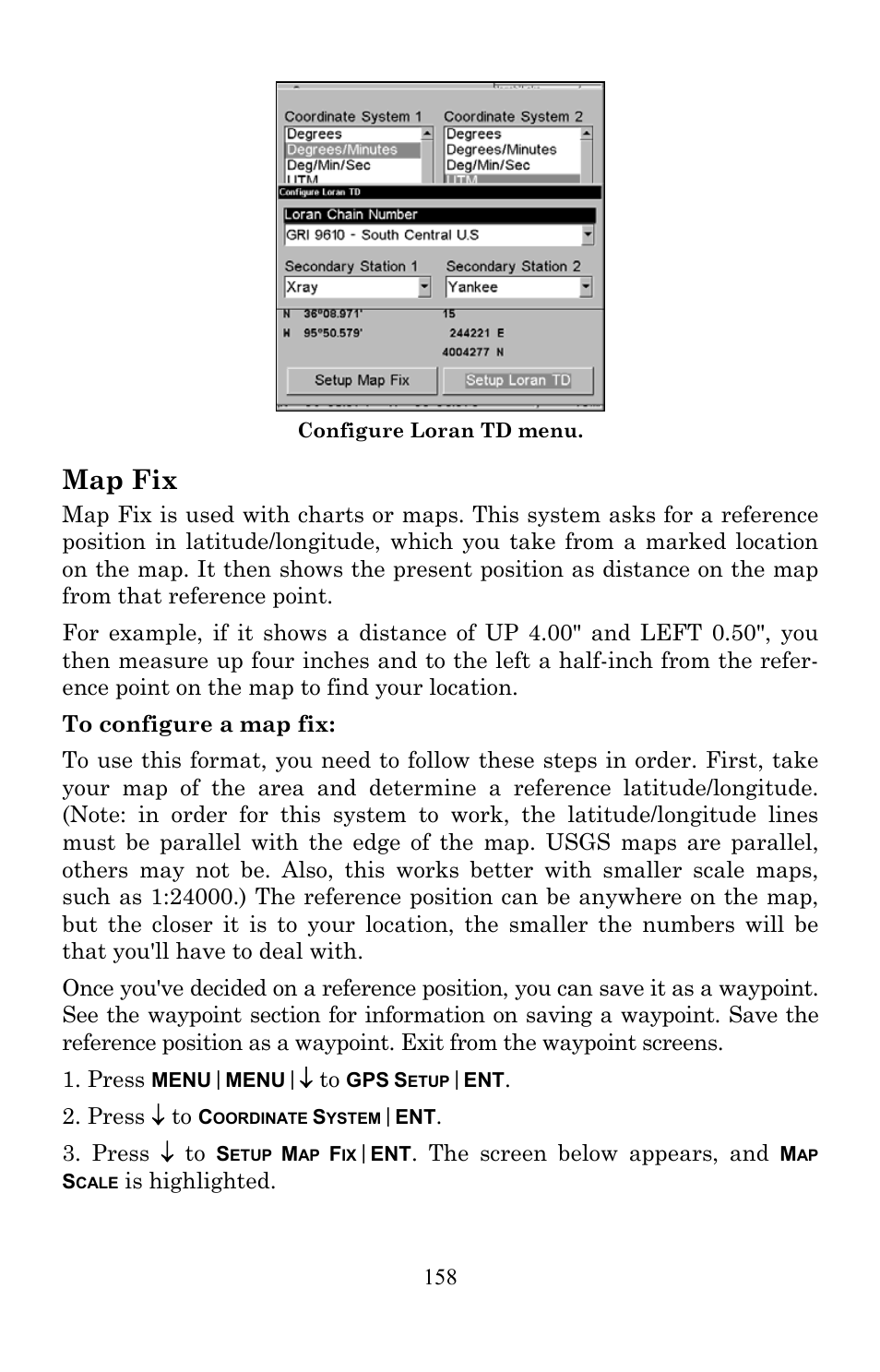 Map fix | Lowrance electronic LMS-520C User Manual | Page 168 / 252