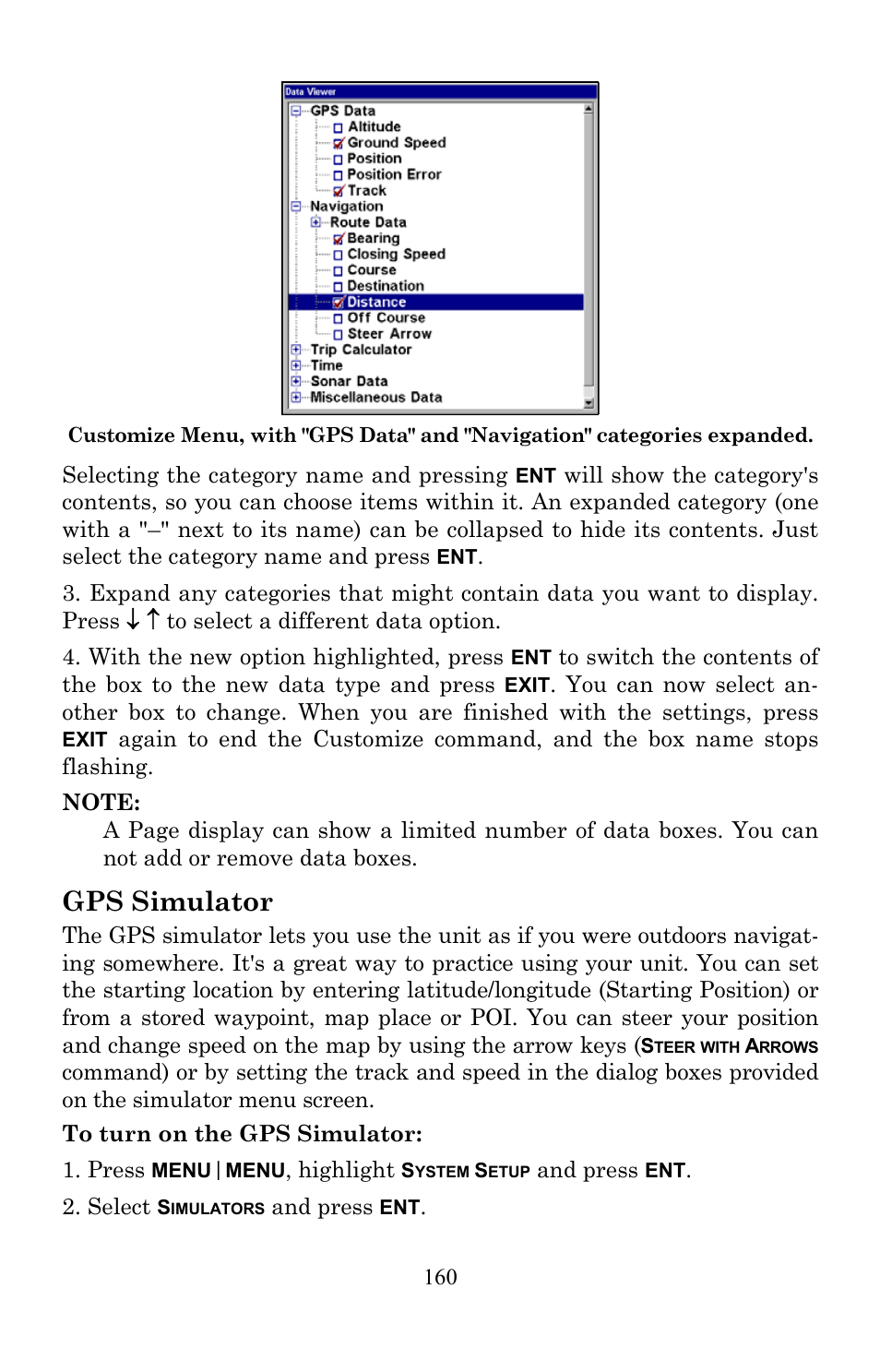 Gps simulator | Lowrance electronic LMS-520C User Manual | Page 170 / 252