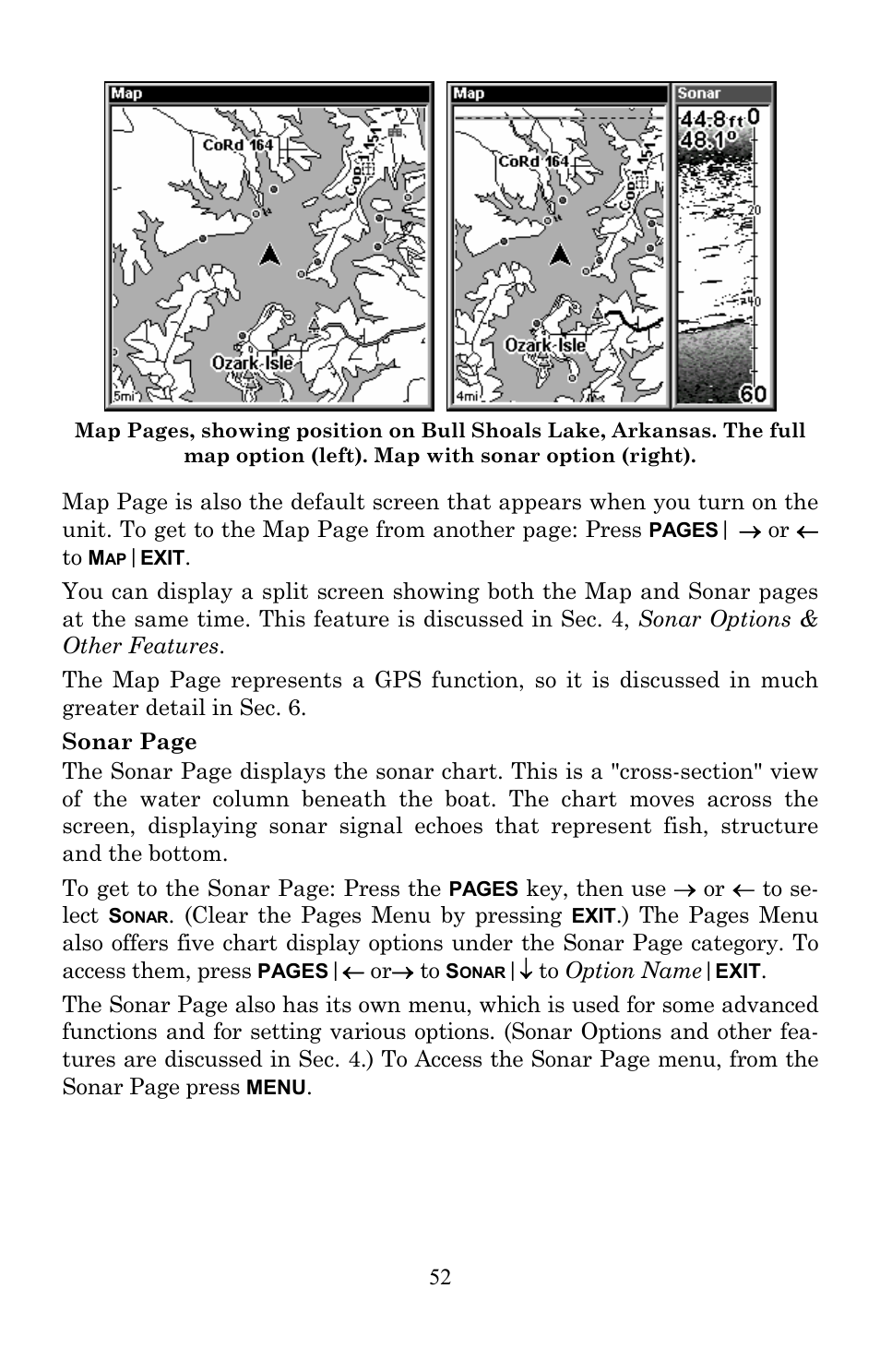 Lowrance electronic LMS-520C User Manual | Page 62 / 252