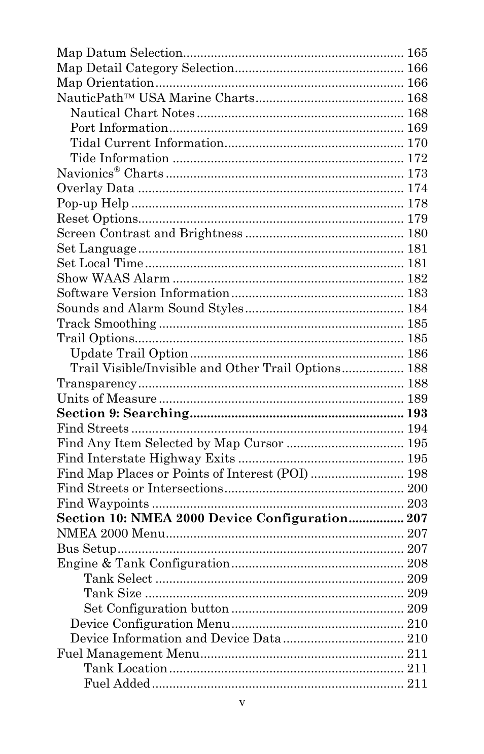 Lowrance electronic LMS-520C User Manual | Page 7 / 252
