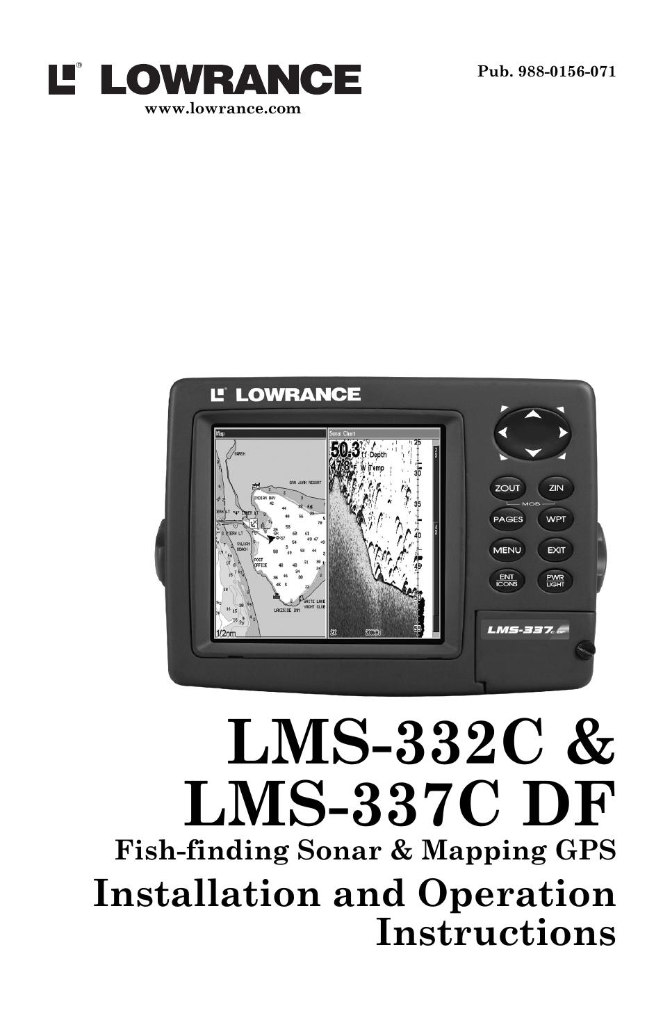 Lowrance electronic LMS-337C DF User Manual | 216 pages