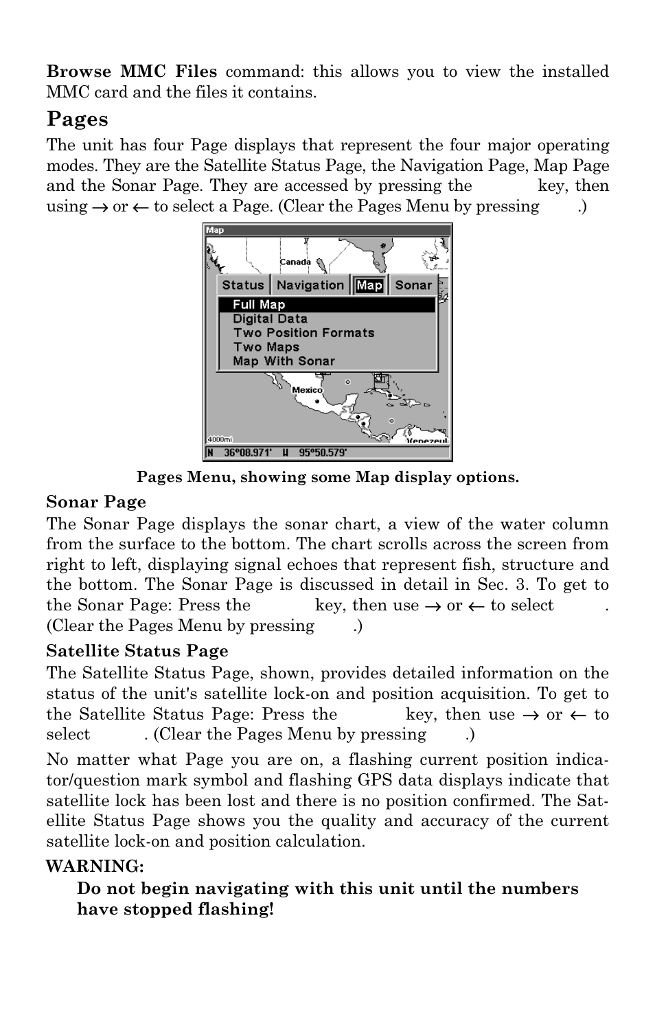 Pages | Lowrance electronic LMS-337C DF User Manual | Page 114 / 216