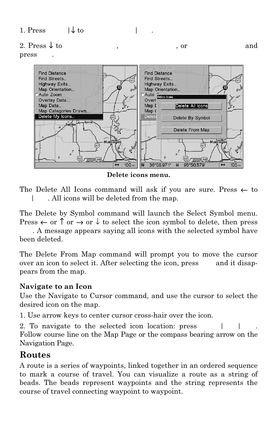 Routes | Lowrance electronic LMS-337C DF User Manual | Page 145 / 216