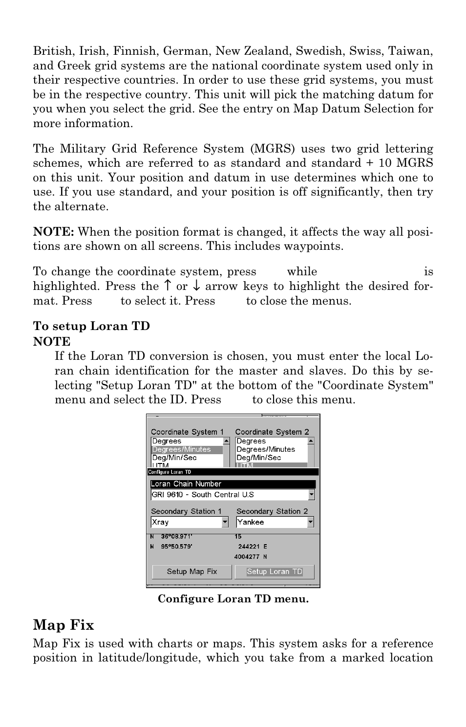Map fix | Lowrance electronic LMS-337C DF User Manual | Page 161 / 216