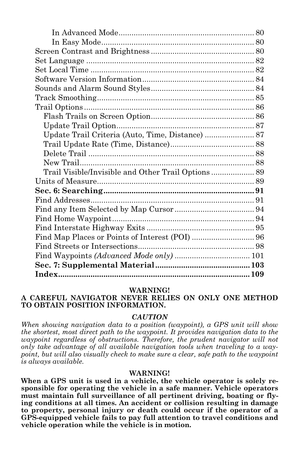 Lowrance electronic H2O User Manual | Page 6 / 124