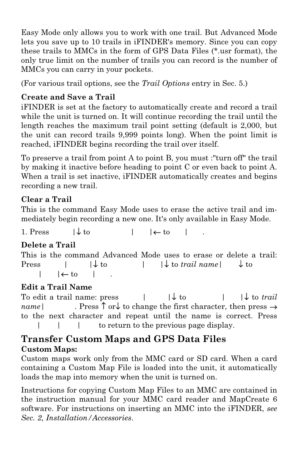 Transfer custom maps and gps data files | Lowrance electronic H2O User Manual | Page 61 / 124