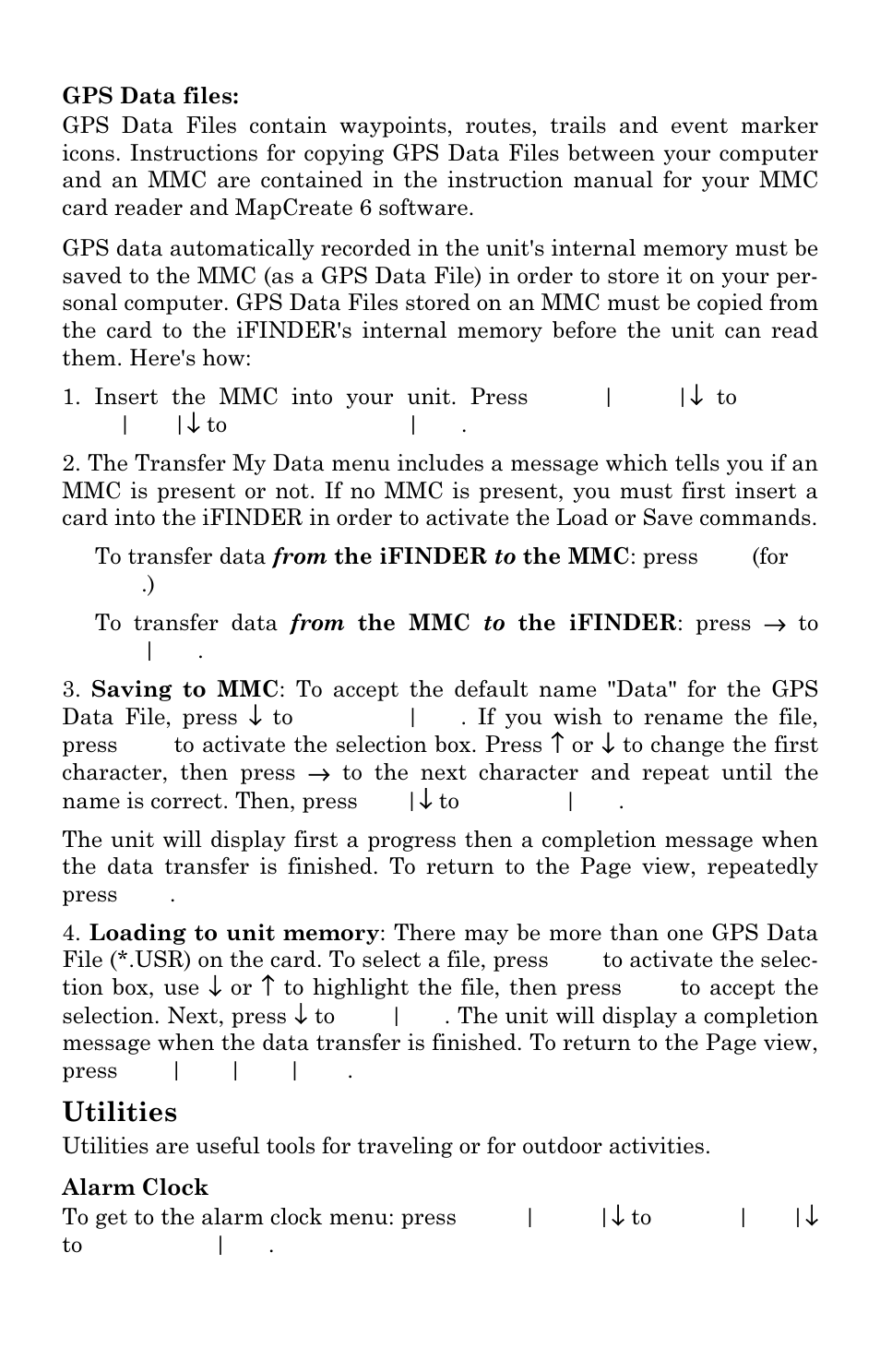 Utilities | Lowrance electronic H2O User Manual | Page 62 / 124
