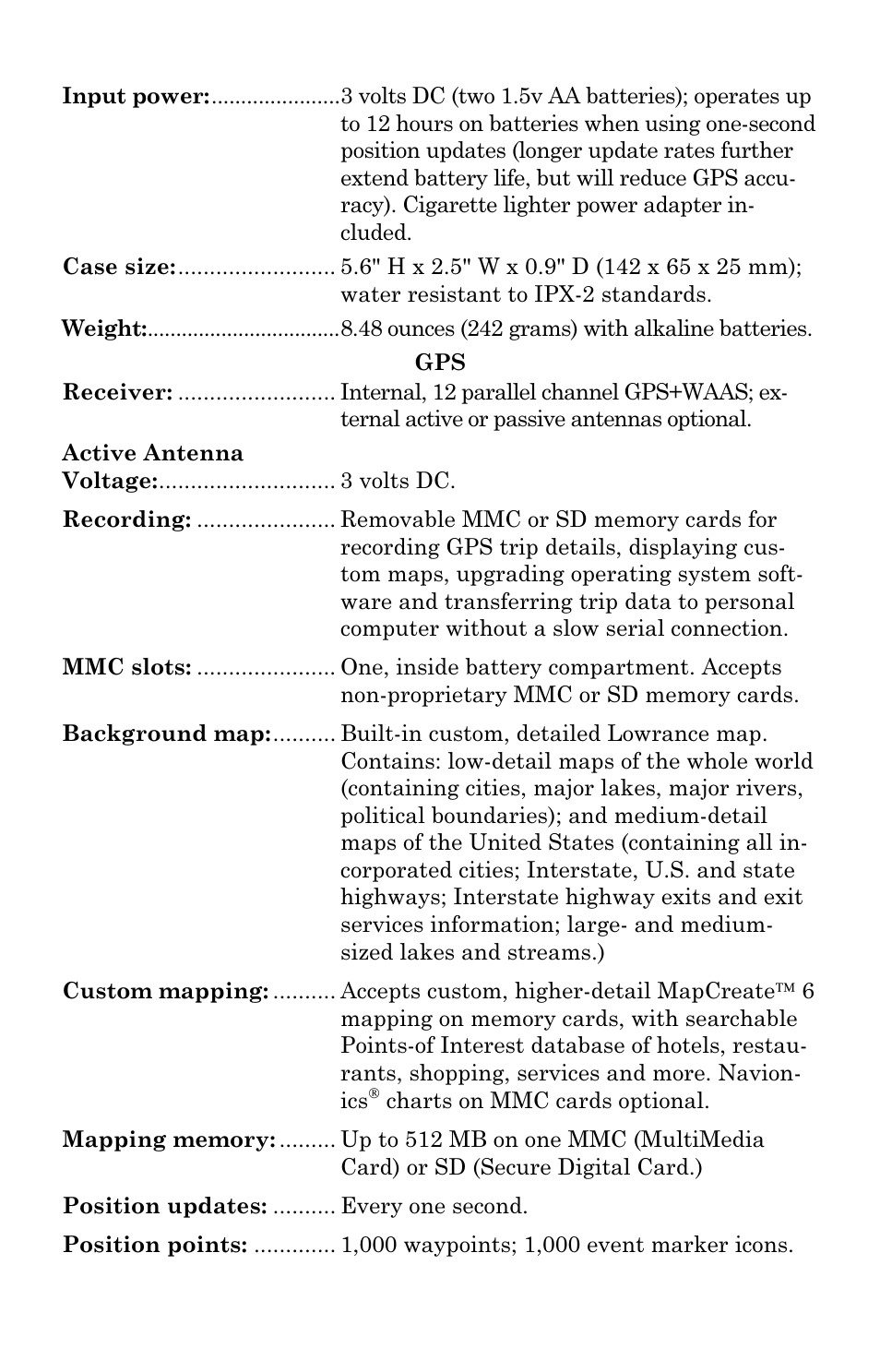 Lowrance electronic H2O User Manual | Page 9 / 124