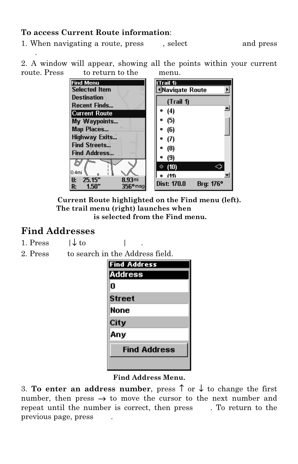 Find addresses | Lowrance electronic Lowrance iFINDER Hunt User Manual | Page 120 / 160