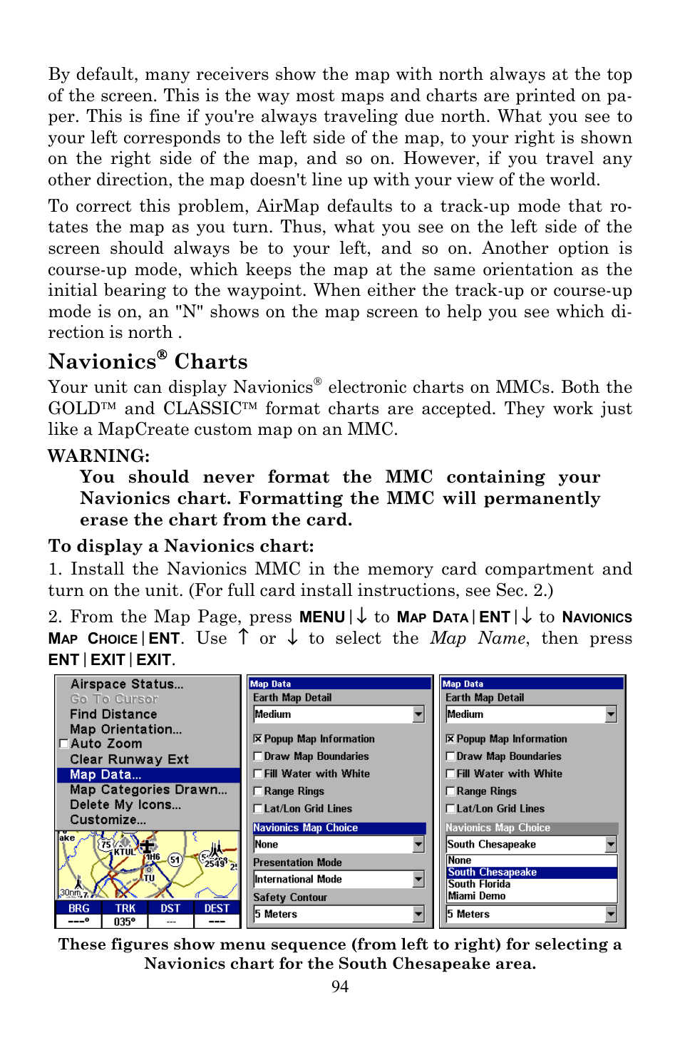 Navionics, Charts | Lowrance electronic AirMap 600c User Manual | Page 102 / 152