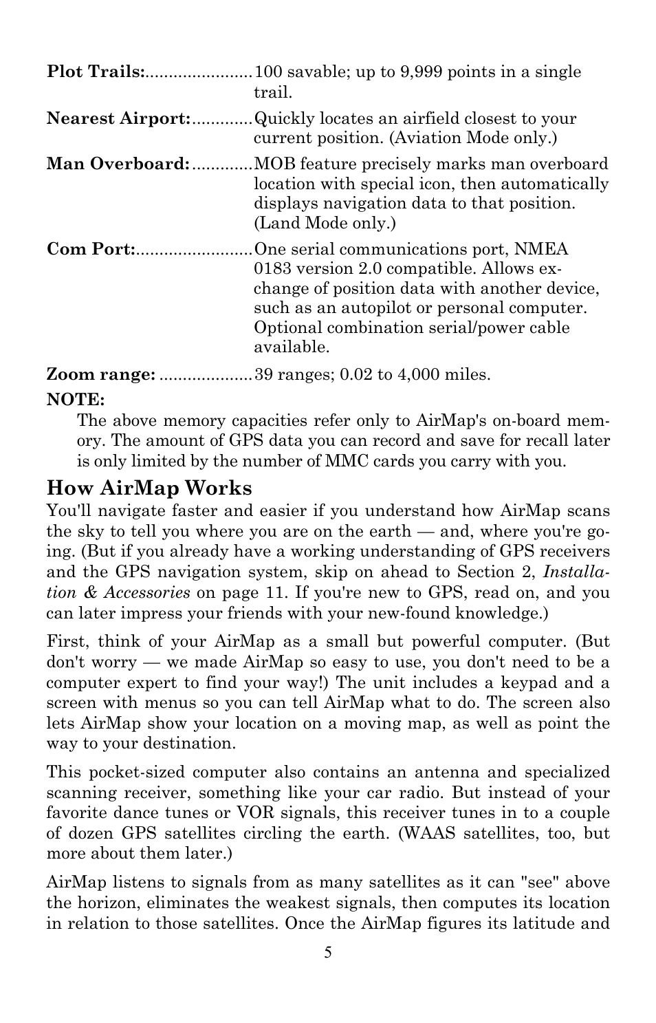 How airmap works | Lowrance electronic AirMap 600c User Manual | Page 13 / 152