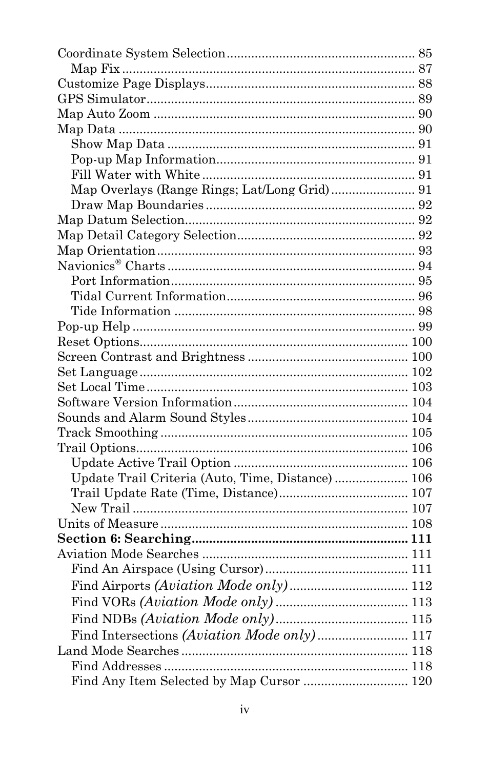 Lowrance electronic AirMap 600c User Manual | Page 6 / 152