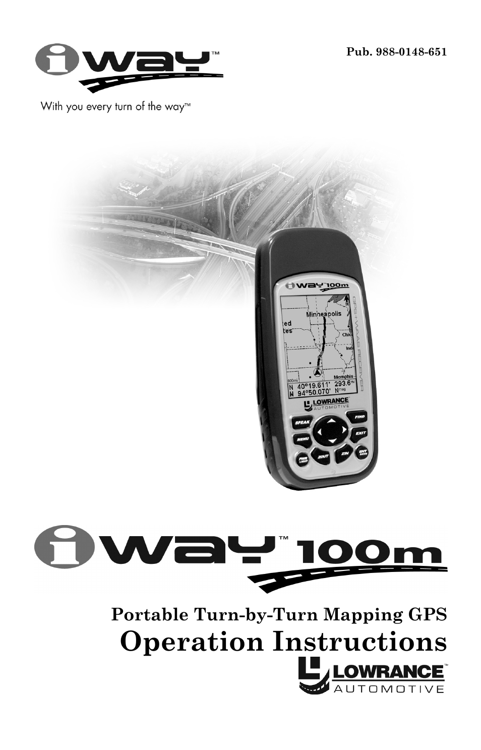 Lowrance electronic 100M User Manual | 68 pages