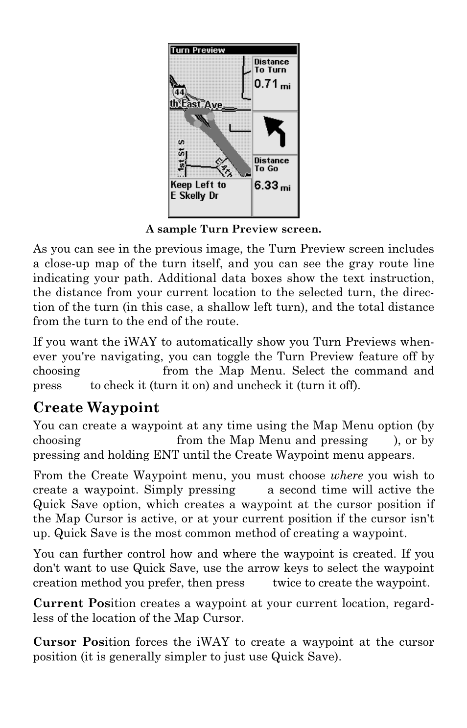 Create waypoint | Lowrance electronic 100M User Manual | Page 30 / 68