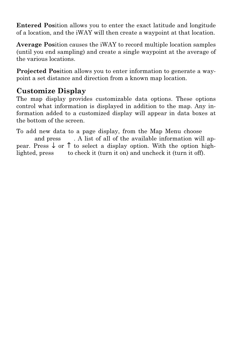 Customize display | Lowrance electronic 100M User Manual | Page 31 / 68