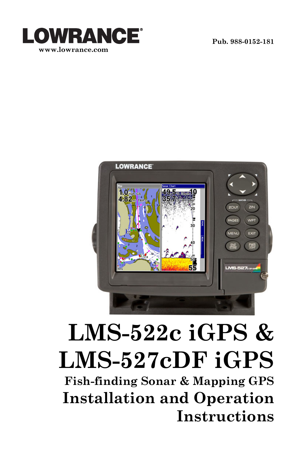 Lowrance electronic Lowrance LMS-522c iGPS User Manual | 252 pages