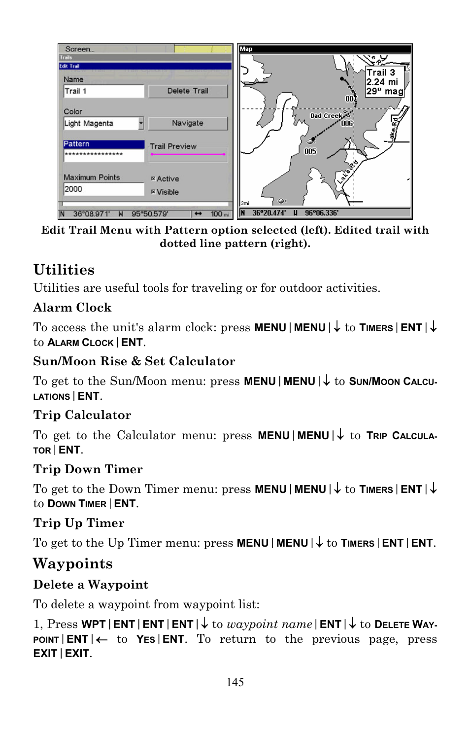 Utilities, Waypoints | Lowrance electronic Lowrance LMS-522c iGPS User Manual | Page 155 / 252