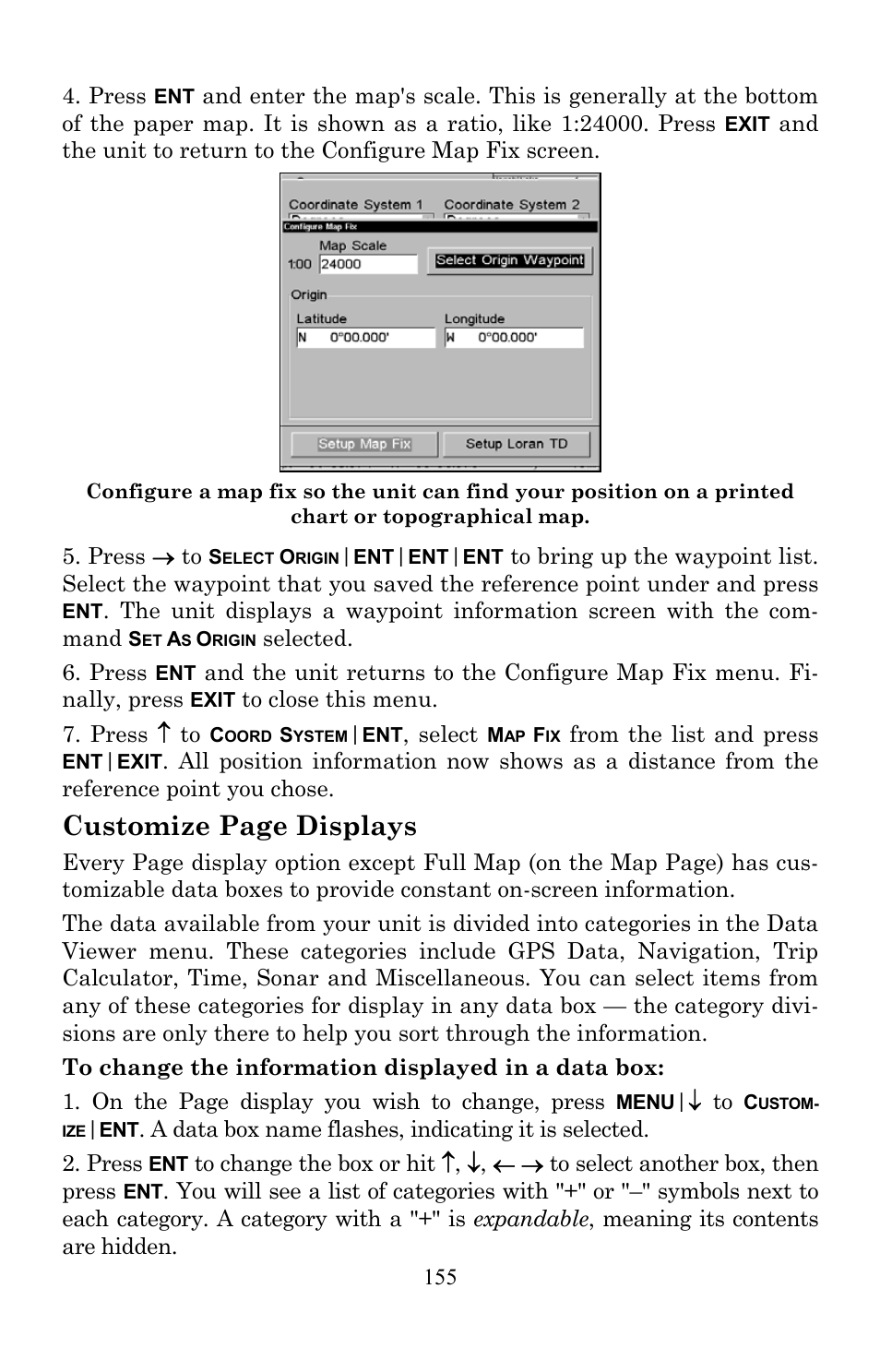 Customize page displays | Lowrance electronic Lowrance LMS-522c iGPS User Manual | Page 165 / 252