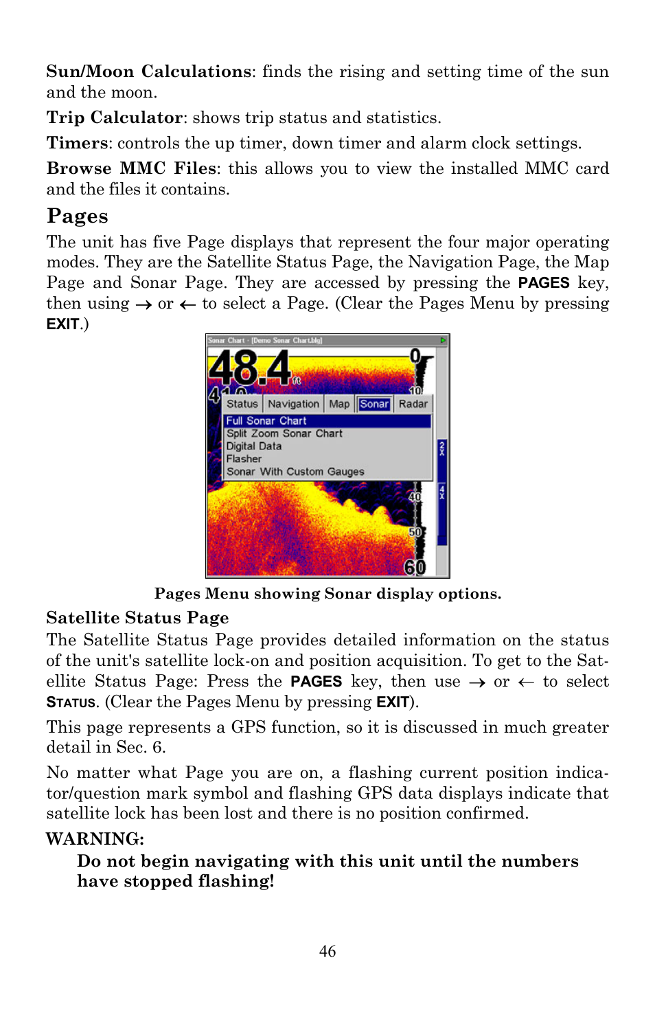 Pages | Lowrance electronic Lowrance LMS-522c iGPS User Manual | Page 56 / 252