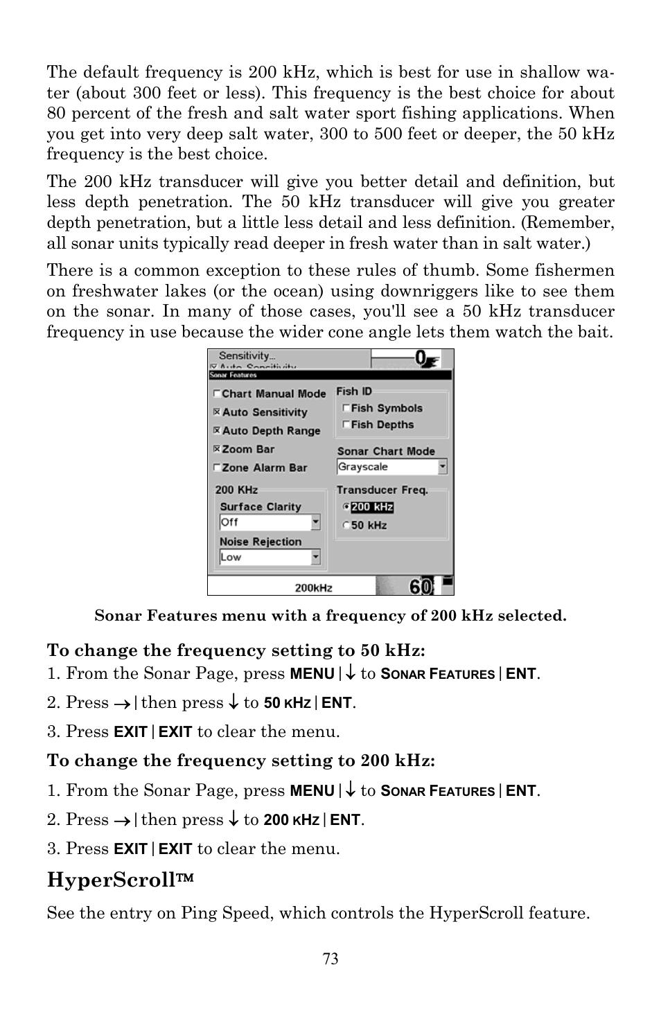 Hyperscroll | Lowrance electronic Lowrance LMS-522c iGPS User Manual | Page 83 / 252