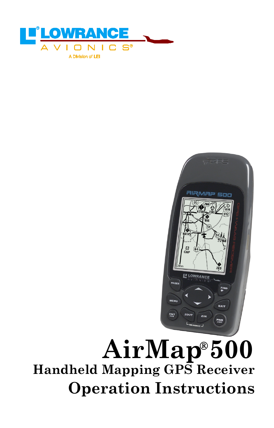 Lowrance electronic AirMap 500 User Manual | 132 pages