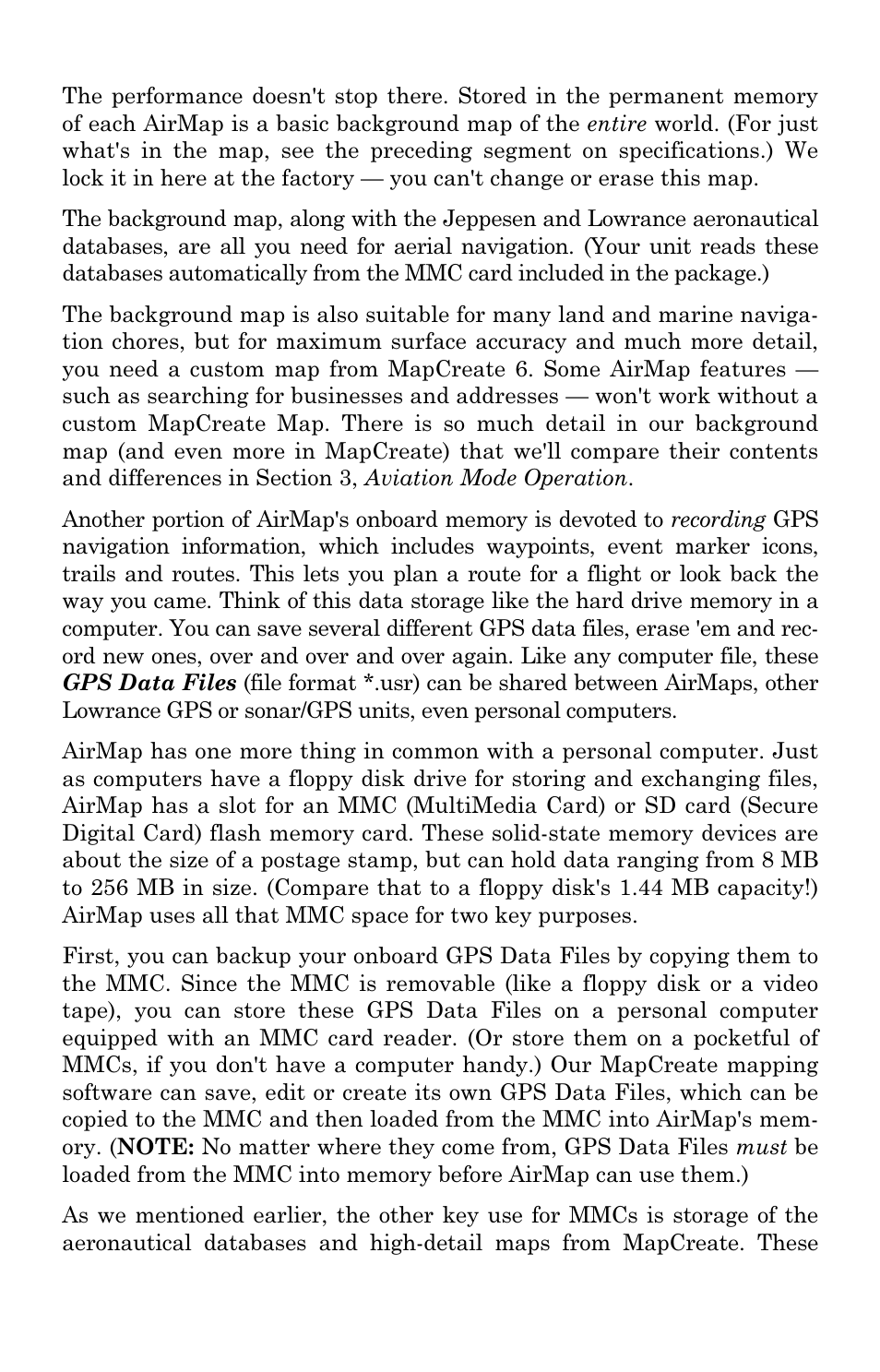 Lowrance electronic AirMap 500 User Manual | Page 12 / 132