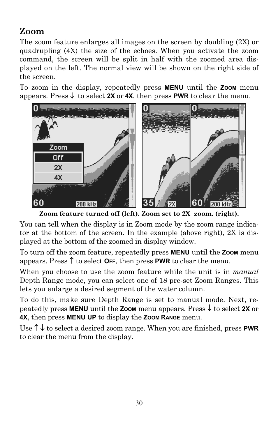 Zoom | Lowrance electronic X86 TX User Manual | Page 34 / 56