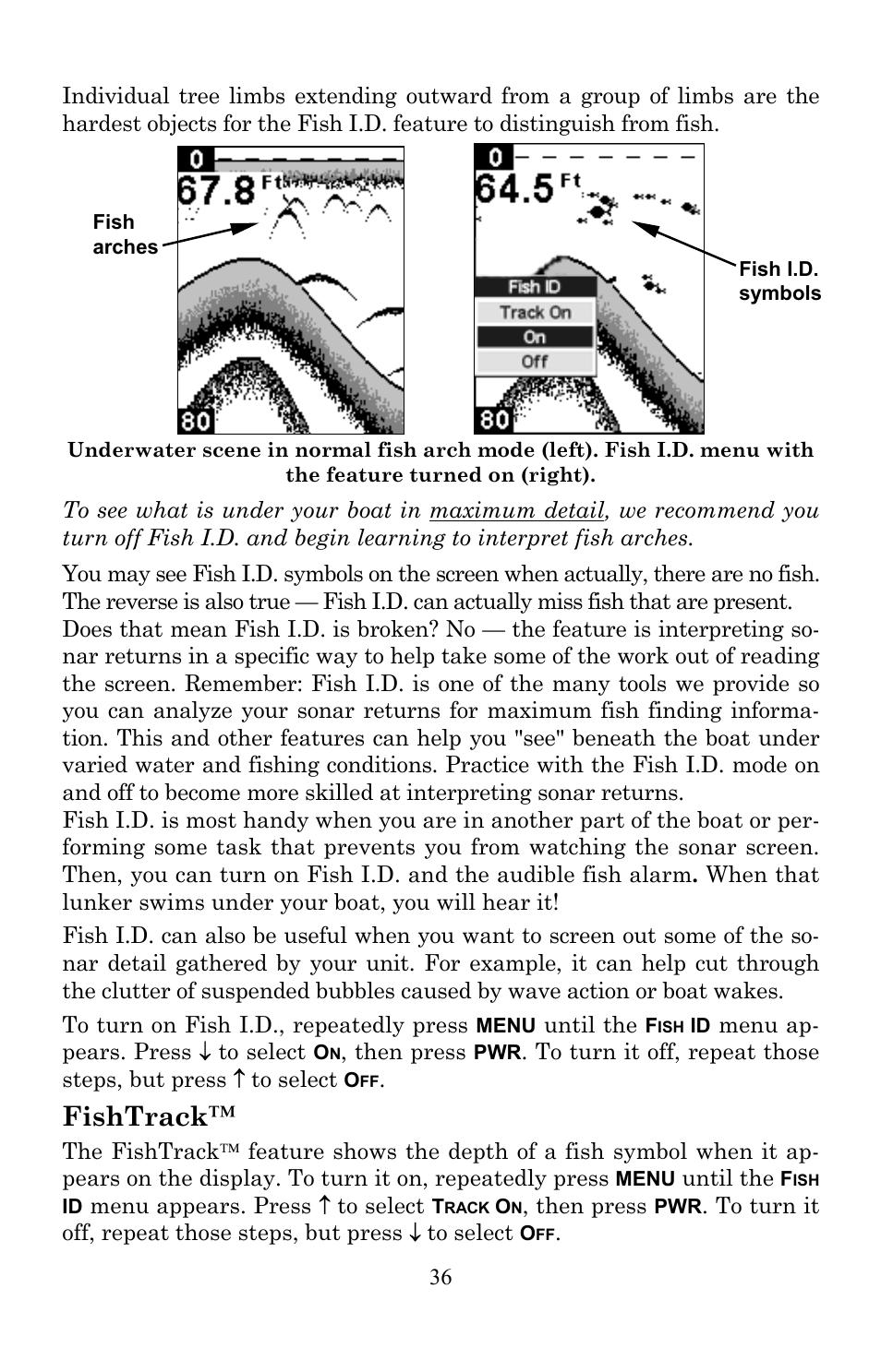 Fishtrack | Lowrance electronic X86 TX User Manual | Page 40 / 56