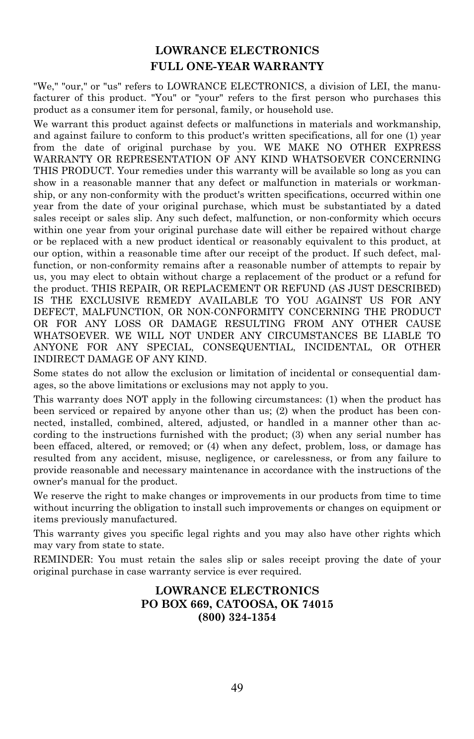 Lowrance electronic X86 TX User Manual | Page 53 / 56