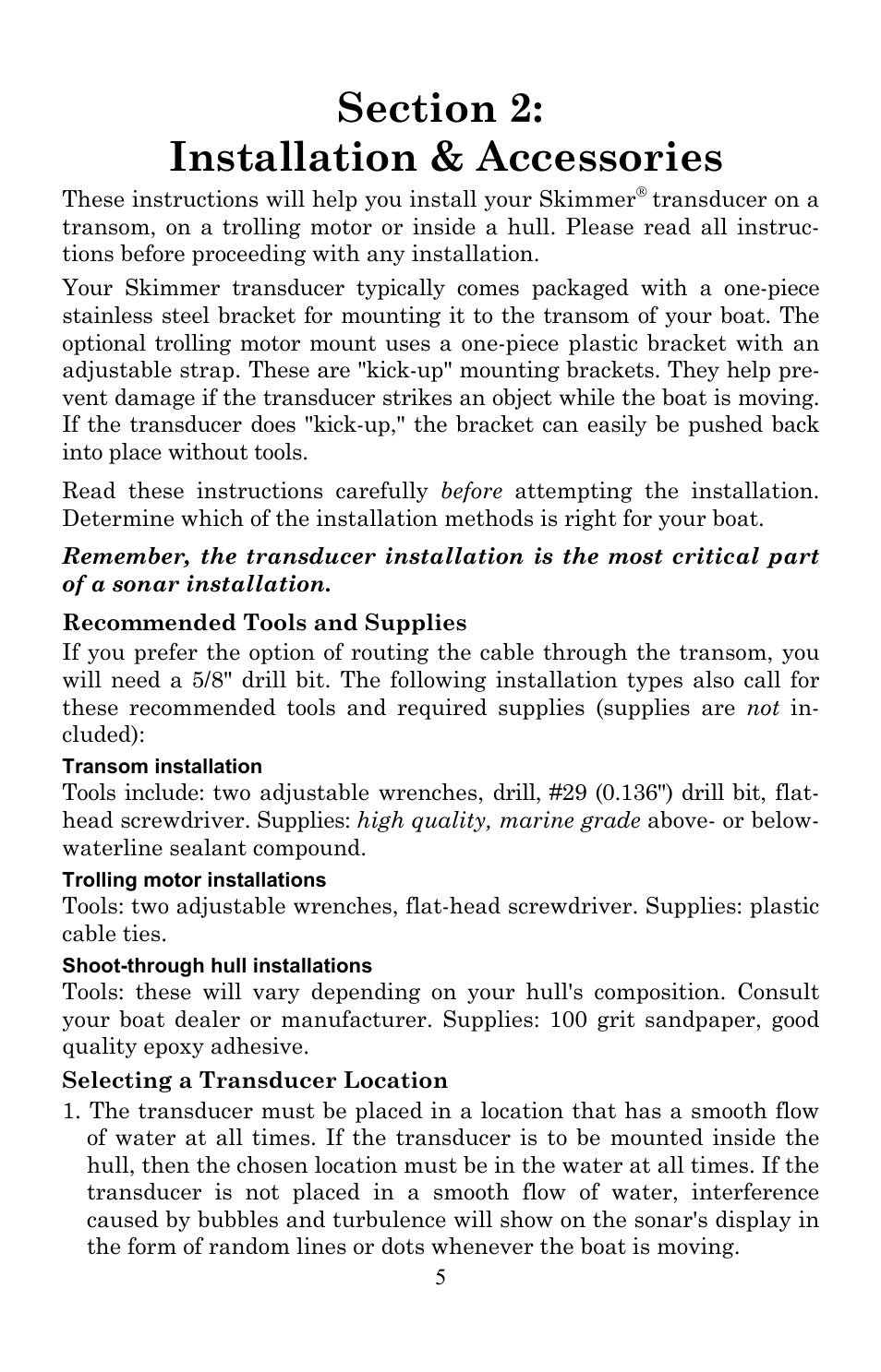 Lowrance electronic X86 TX User Manual | Page 9 / 56