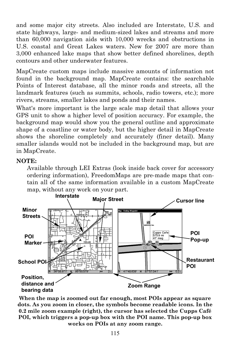 Lowrance electronic Lowrance Fish-finding Sonar & Mapping GPS LMS-520C User Manual | Page 125 / 252