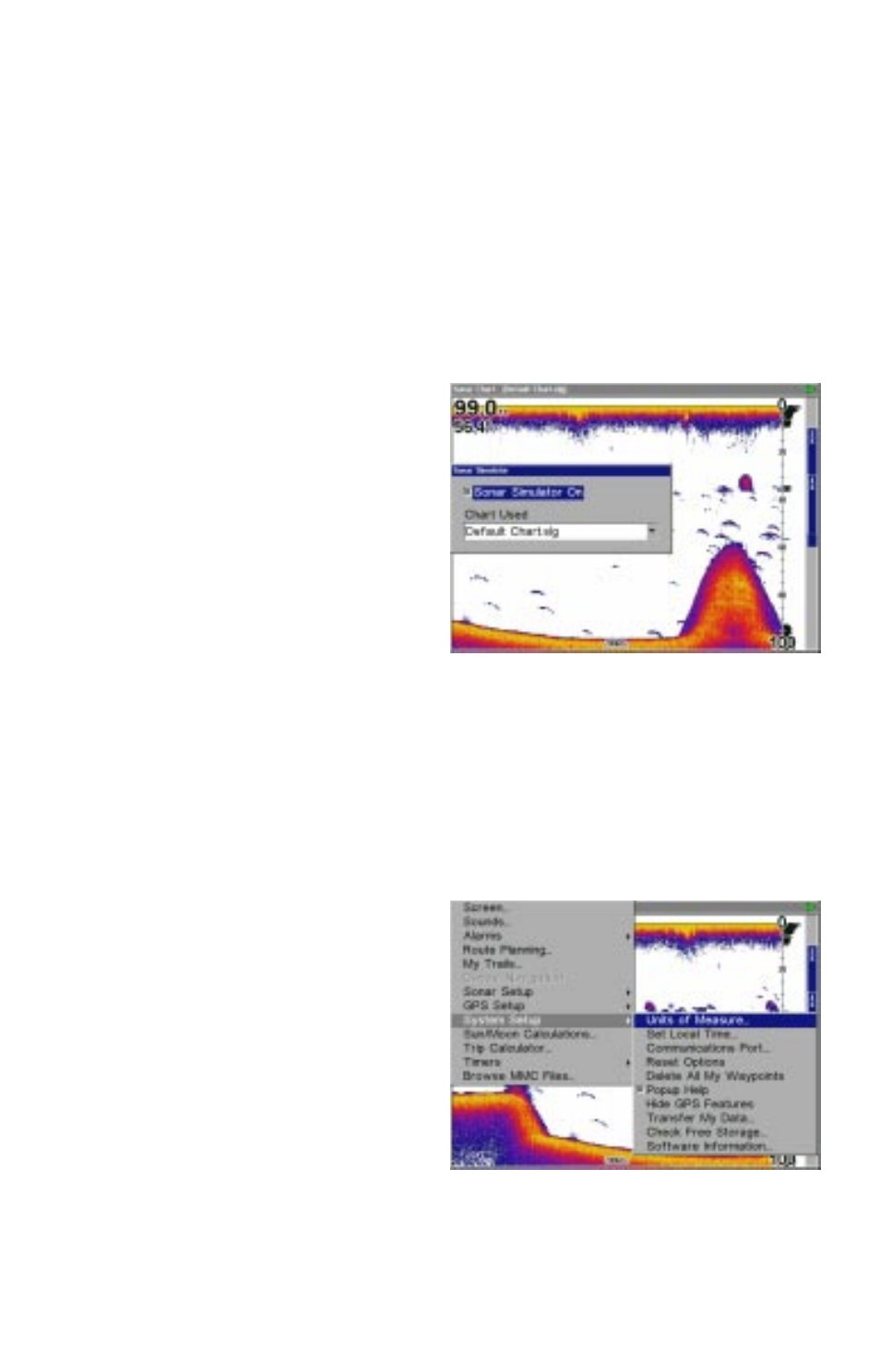 Lowrance electronic LCX-16CI User Manual | Page 28 / 76