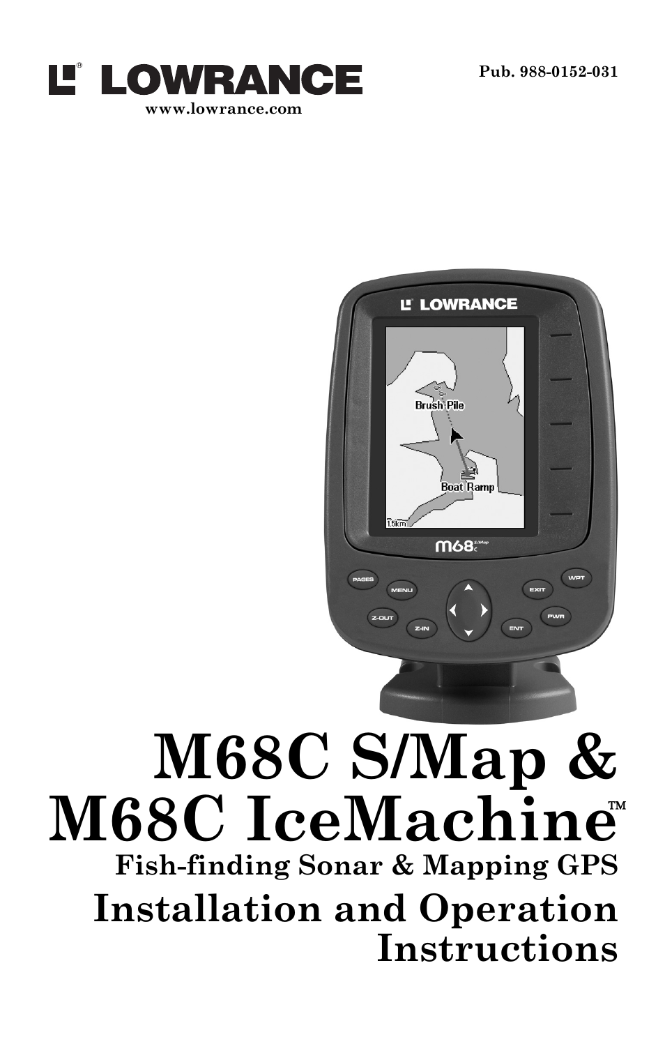 Lowrance electronic M68C IceMachine User Manual | 176 pages