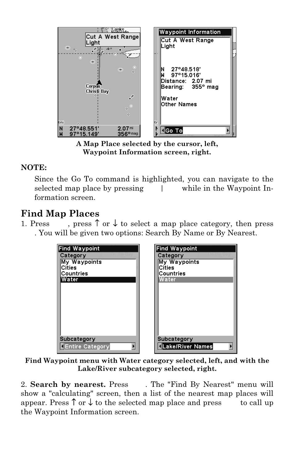 Find map places | Lowrance electronic M68C IceMachine User Manual | Page 152 / 176