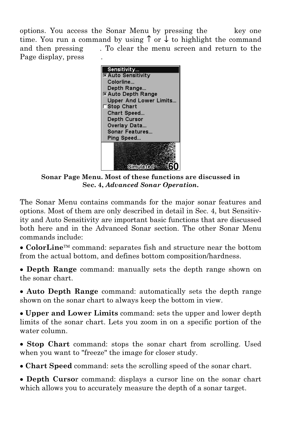 Lowrance electronic M68C IceMachine User Manual | Page 42 / 176