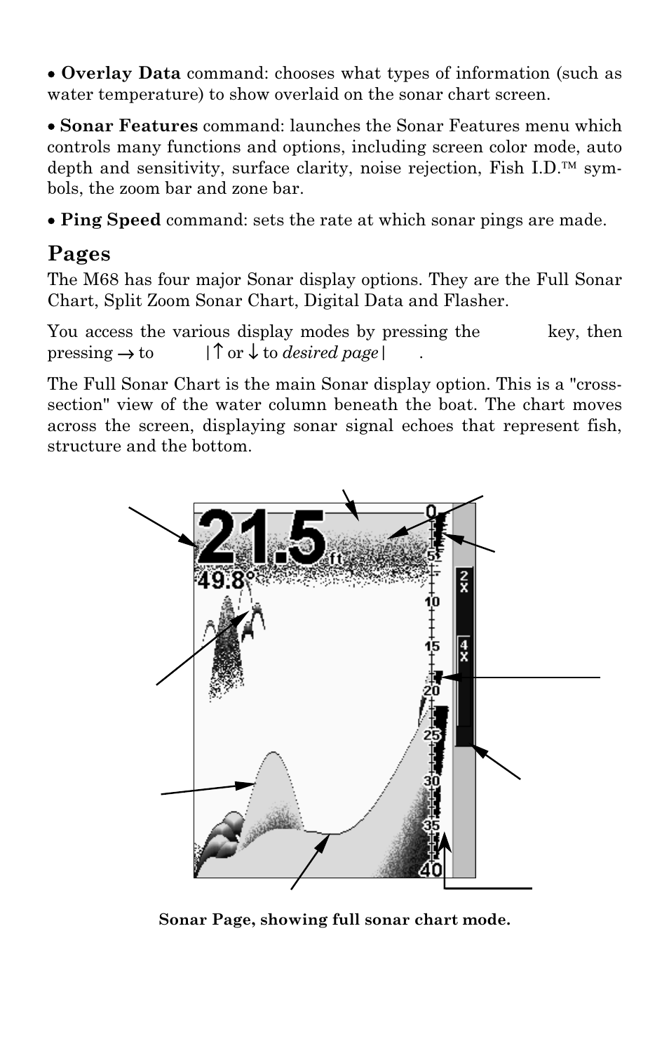 Pages | Lowrance electronic M68C IceMachine User Manual | Page 43 / 176