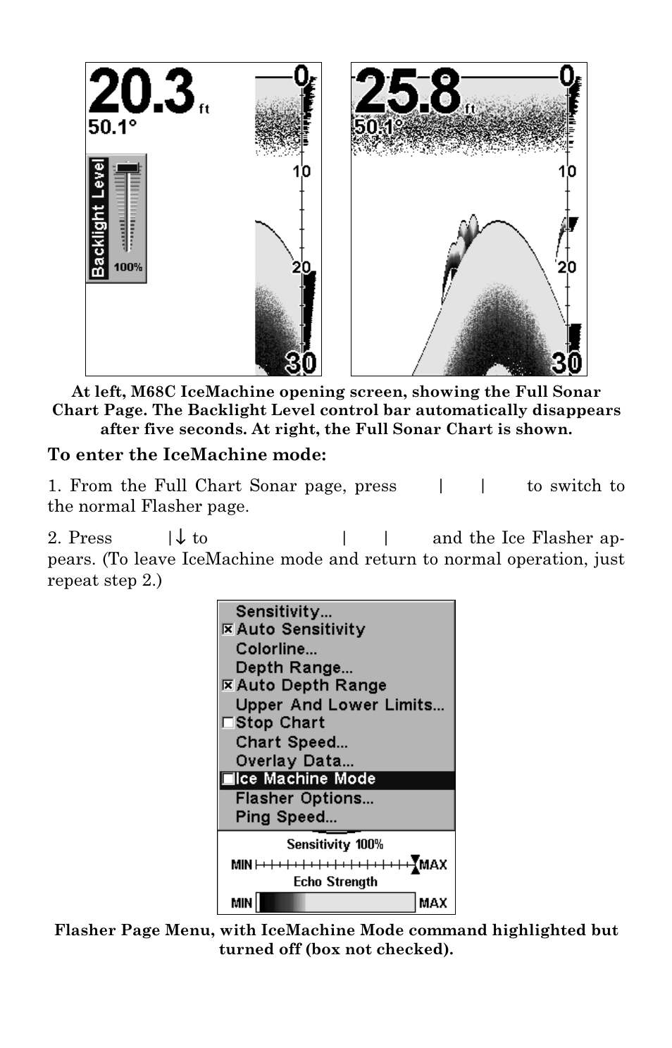 Lowrance electronic M68C IceMachine User Manual | Page 77 / 176