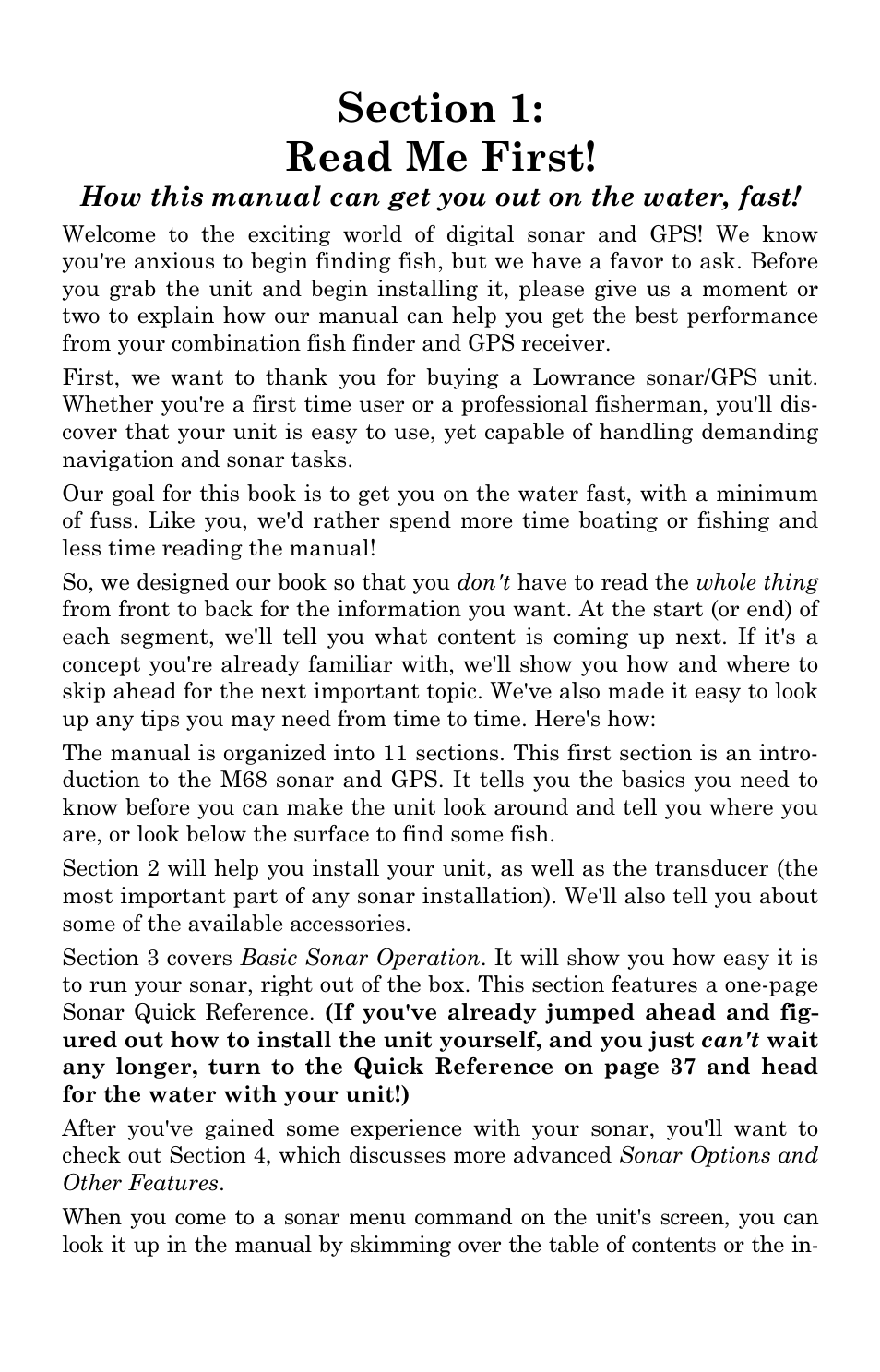 Lowrance electronic M68C IceMachine User Manual | Page 9 / 176