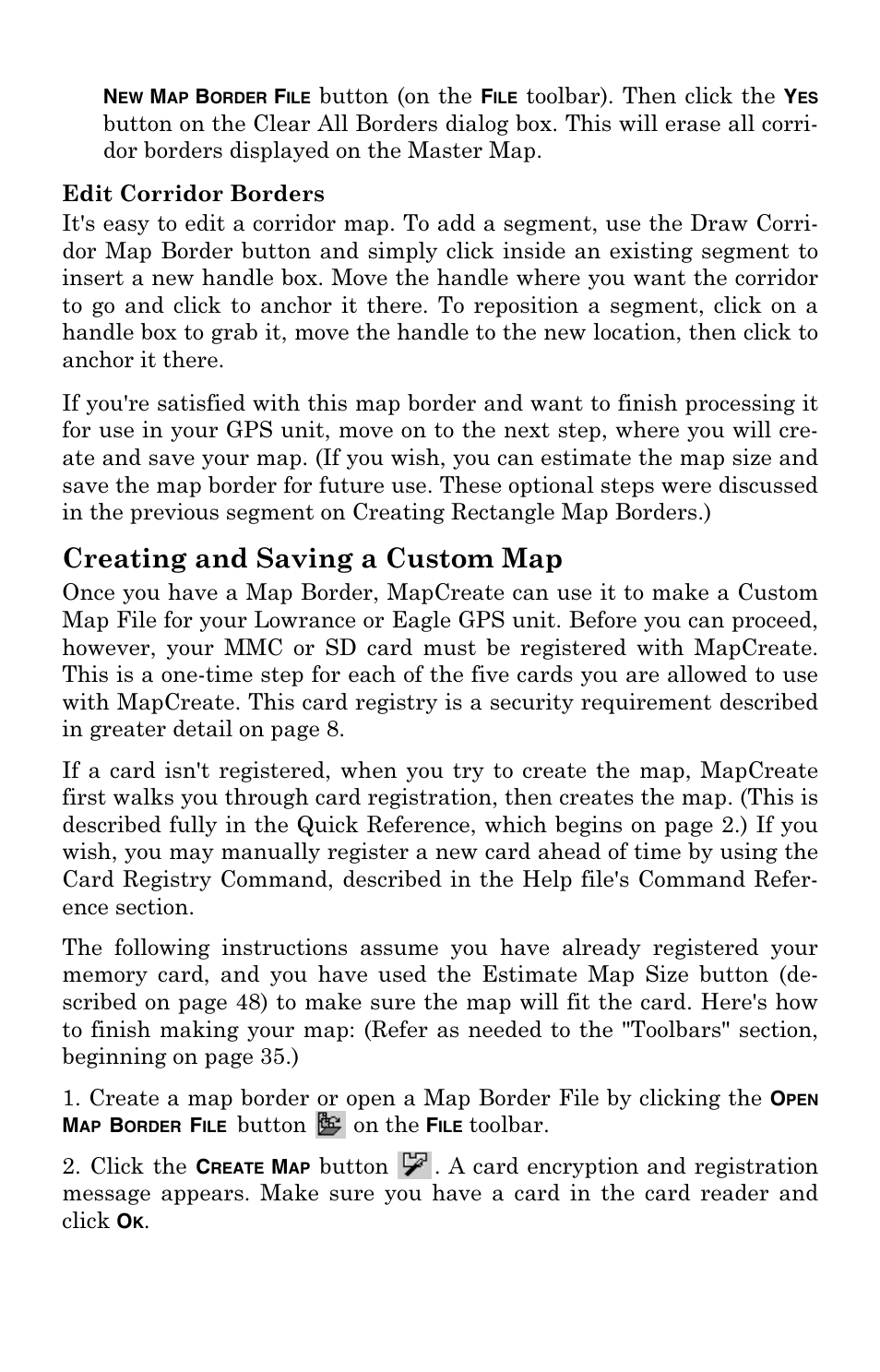 Creating and saving a custom map | Lowrance electronic 6 User Manual | Page 58 / 108