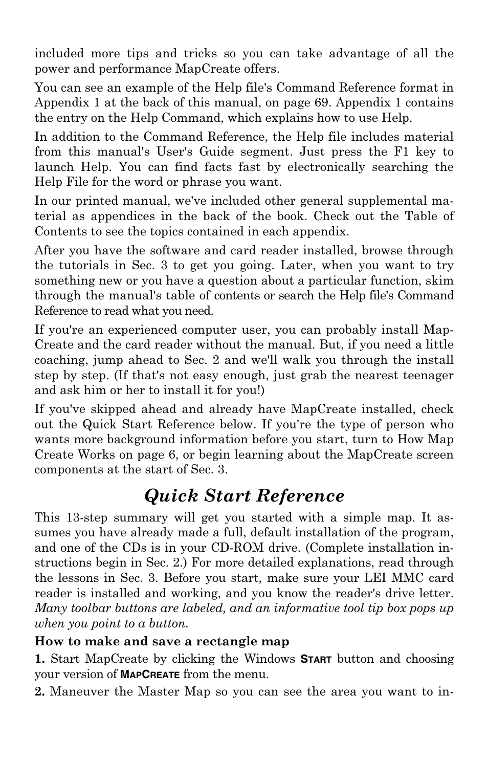 Quick start reference | Lowrance electronic 6 User Manual | Page 8 / 108